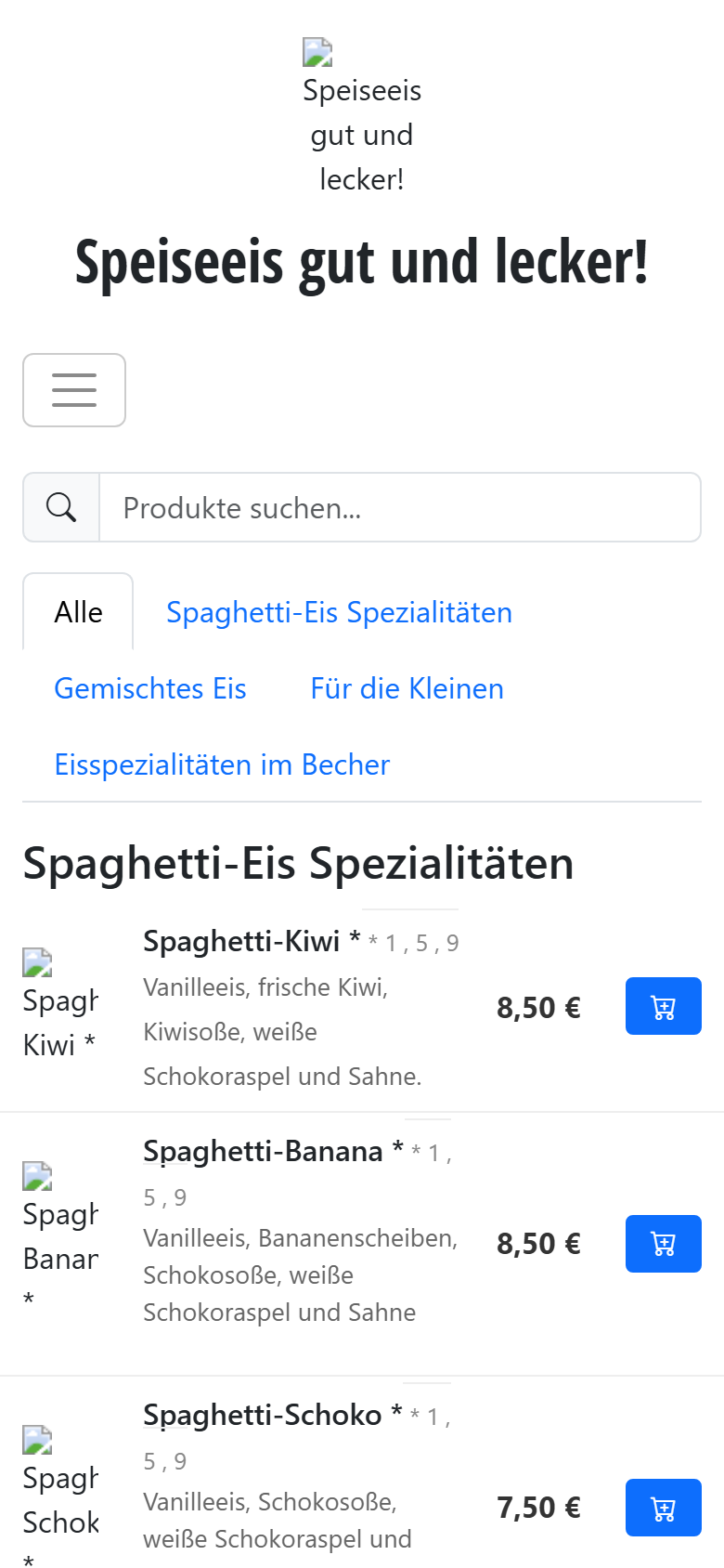 SeTaFo Mobile Bestell-App auf Smartphone